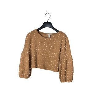 Crop sweater top